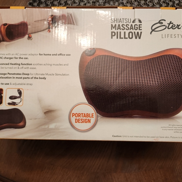 Other - New in box Portable Massage pillow